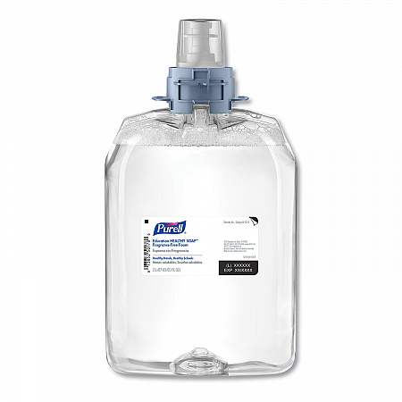 Education HEALTHY SOAP Fragrance Free Foam Refill, Unscented, 2,000 mL, 2/Carton (521202)