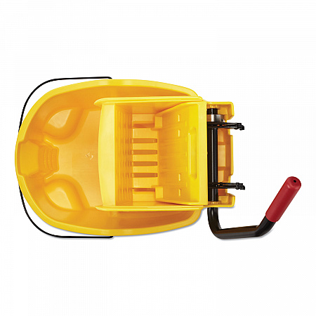 WaveBrake 2.0 Bucket/Wringer Combos, Side-Press, 26 qt, Plastic, Yellow (FG748000YEL)