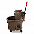 WaveBrake 2.0 Bucket/Wringer Combos, Side-Press, 35 qt, Plastic, Brown (FG758088BRN)
