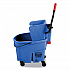 WaveBrake 2.0 Bucket/Wringer Combos, Side-Press, 35 qt, Plastic, Blue (FG758888BLUE)