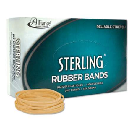 Alliance Sterling Rubber Bands, Size 33, 0.03" Gauge, Crepe, 1 lb Box, 850/Box (24335)