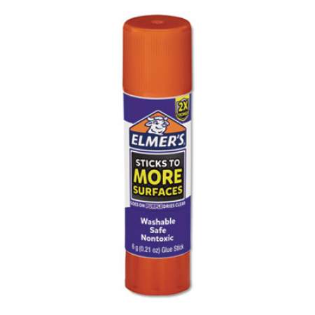 Elmer's Extra-Strength School Glue Sticks, 0.21 oz, Dries Clear, 60/Pack (2027017)