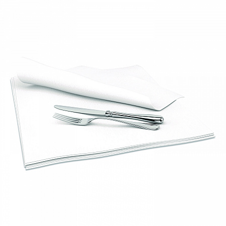 Select Dinner Napkins, 1-Ply, 15 x 15, White, 1,000/Carton (N692)