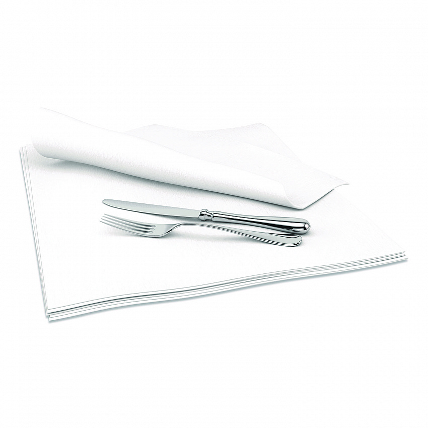 Select Dinner Napkins, 1-Ply, 15 x 15, White, 1,000/Carton (N692)