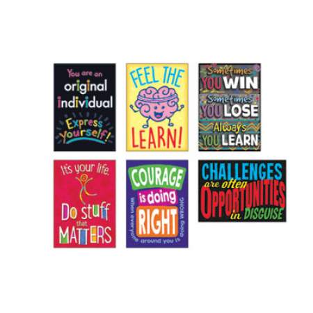 TREND ARGUS Poster Combo Pack, "Life Lessons", 13 3/8w x 19h (TA67937)