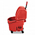WaveBrake 2.0 Bucket/Wringer Combos, Down-Press, 35 qt, Plastic, Red (FG757888RED)