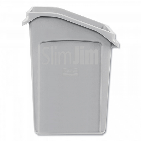 Slim Jim Under-Counter Container, 23 gal, Polyethylene, Gray (2026721)