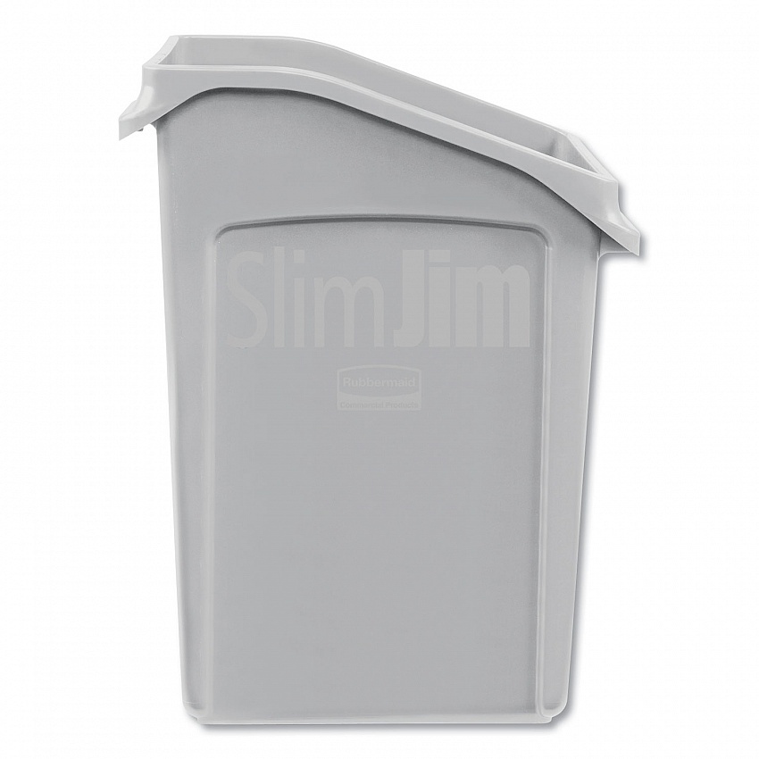 Slim Jim Under-Counter Container, 23 gal, Polyethylene, Gray (2026721)