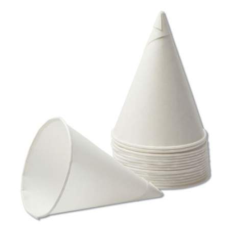 Konie Paper Cone Funnels 10 oz White 1000/Carton 100KRF 