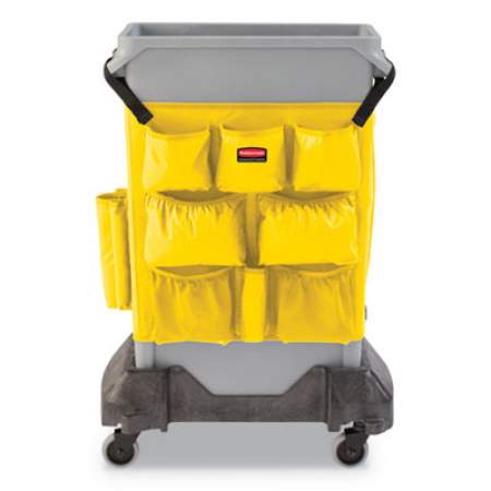 Rubbermaid Commercial Slim Jim Caddy Bag, 19 Compartments, 10.25w x 19h, Yellow (2032951)
