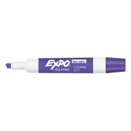 EXPO Low-Odor Dry-Erase Marker, Broad Chisel Tip, Purple (80008)
