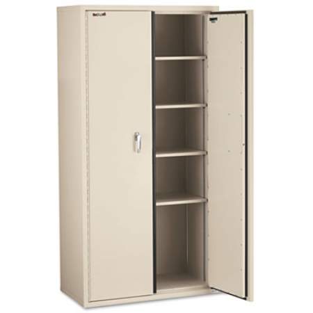 FireKing Storage Cabinet, 36w x 19 1/4d x 72h, UL Listed 350 Degree, Parchment (CF7236D)