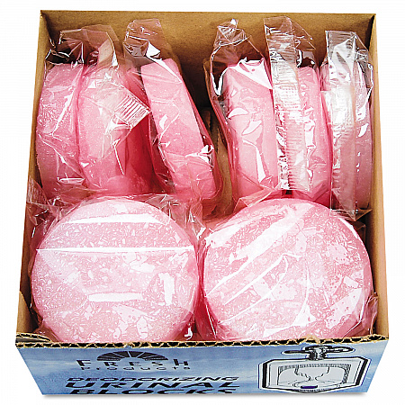 Urinal Deodorizer Blocks, Cherry Scent, Red, 3 oz, 12/Box, 12 Boxes/Carton (123CH)