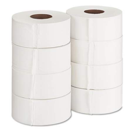 Georgia Pacific Professional Jumbo Jr. Bath Tissue Roll, Septic Safe, 2-Ply, White, 1000 ft, 8 Rolls/Carton (13728)
