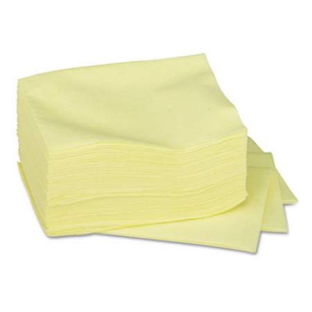 Brawny Professional Dusting Cloths Quarterfold, 17 X 24, Yellow, 50/pack, 4 Packs/carton (29616CT)