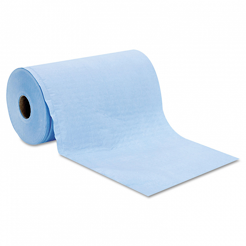 Prism Scrim Reinforced Wipers, 4-Ply, 9.75" x 275 ft, Unscented, Blue, 6 Rolls/Carton (C2375BH)