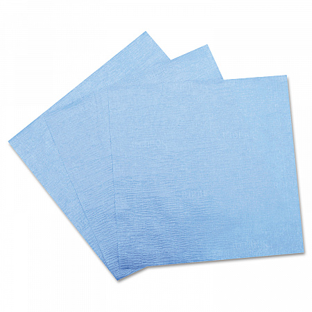 DuPont Sontara EC Engineered Cloths, 12 x 12, Blue, 100/Pack, 10 Packs/Carton (PR811)