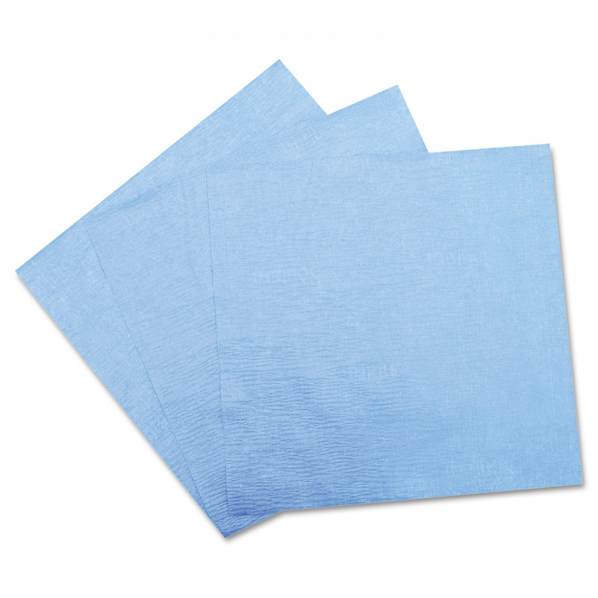 DuPont Sontara EC Engineered Cloths, 12 x 12, Blue, 100/Pack, 10 Packs/Carton (PR811)
