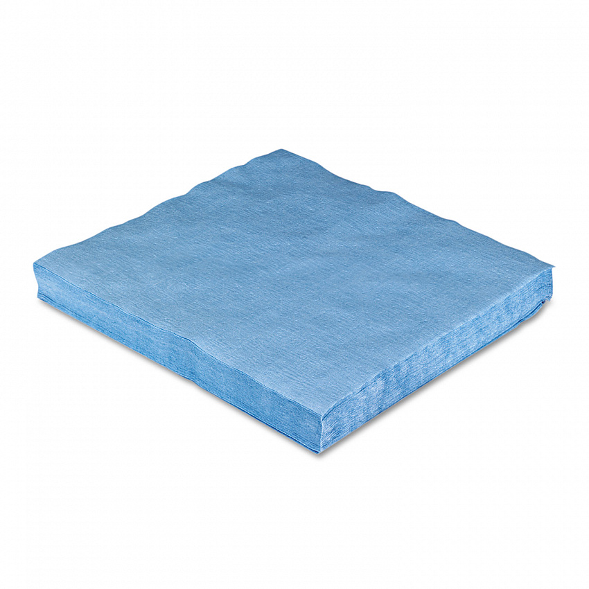 DuPont Sontara EC Engineered Cloths, 12 x 12, Blue, 100/Pack, 10 Packs/Carton (PR811)