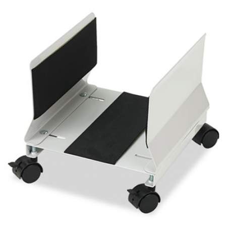 Innovera Metal Mobile CPU Stand, 10.25w x 10.63d x 9.75h, Light Gray (54000)