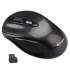 Innovera Wireless Optical Mouse with Micro USB, 2.4 GHz Frequency/32 ft Wireless Range, Gray/Black (61025)
