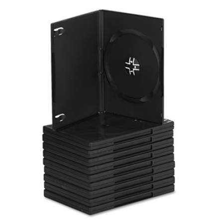 Innovera Standard DVD Case, Black, 10/Pack (72810)