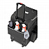 Executive Quick Clean Janitorial Cart, Synthetic Fabric, 16 Compartments, 14.25
