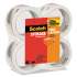 Scotch Storage Tape, 3" Core, 1.88" x 54.6 yds, Clear, 4/Pack (36504)