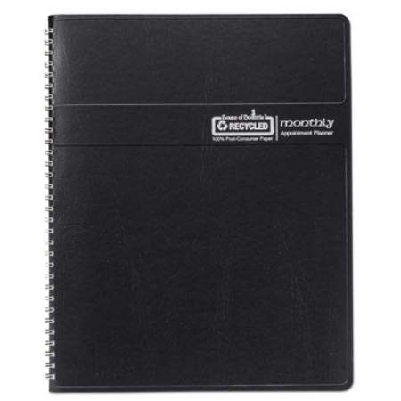 House of Doolittle 14-Month Recycled Ruled Monthly Planner, 8.75 x 6.78, Black Cover, 14-Month (Dec to Jan): 2021 to 2023 (262602)