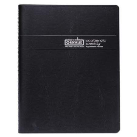 House of Doolittle Recycled Academic Weekly/Monthly Appointment Book/Planner, 8 x 5, Black, 2021-2022 (27502)