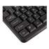 Innovera Slimline Keyboard and Mouse, USB 2.0, Black (69202)