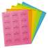 Avery Printable Color Labels with Sure Feed and Easy Peel, 2 x 2.63, Assorted Colors, 15/Sheet, 10 Sheets/Pack (4331)