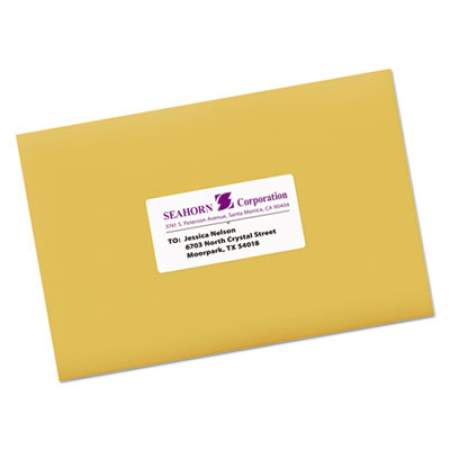 Avery White Shipping Labels-Bulk Packs, Inkjet/Laser Printers, 2 x 4, White, 10/Sheet, 250 Sheets/Box (95945)