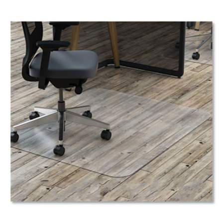 deflecto EconoMat All Day Use Chair Mat for Hard Floors, 45 x 53, Clear (CM21242COM)