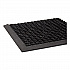 Super-Soaker Wiper/Scraper Mat with Gripper Bottom, Rectangular, Charcoal Gray Loop Pile Surface, 36