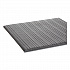 Ribbed Vinyl Anti-Fatigue Mat, Rectangular, Gray Ribbed Surface, 27