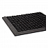 Super-Soaker Wiper/Scraper Mat with Gripper Bottom, Rectangular, Charcoal Gray Loop Pile Surface, 24