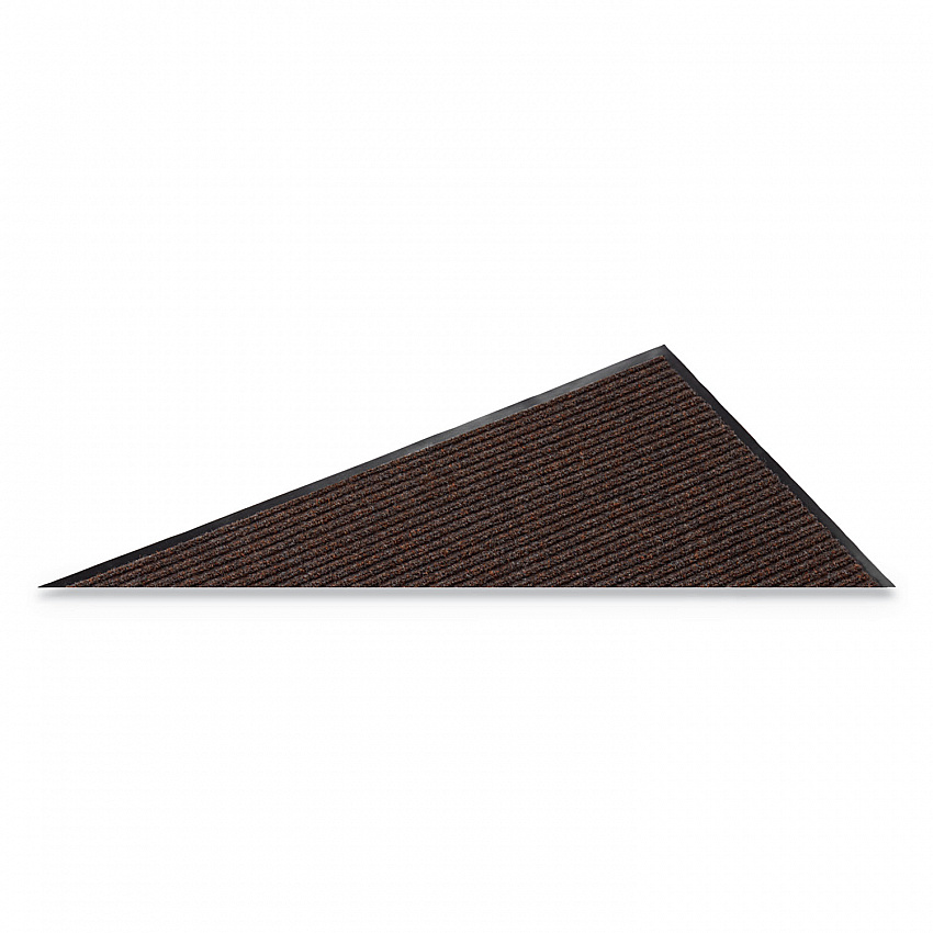Needle-Rib Wiper/Scraper Mat, Rectangular, Brown Ribbed Surface, 48" x 72" (NR0046BR)