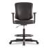 Alera Everyday Task Stool, Bonded Leather Seat/Back, Supports Up to 275 lb, 20.9" to 29.6" Seat Height, Black (TE4619)