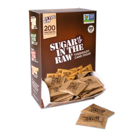 Sugar in the Raw Sugar Packets, 0.2 oz Packets, 200 Packets/Box, 2 Boxes/Carton (00319CT)