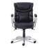 SertaPedic Emerson Task Chair, Supports Up to 300 lb, 18.75" to 21.75" Seat Height, Black Seat/Back, Silver Base (49711BLK)