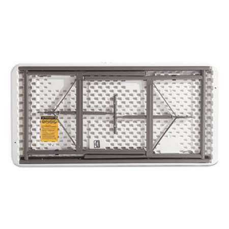 Alera Banquet Folding Table, Rectangular, Radius Edge, 48 x 24 x 29, Platinum/Charcoal (65603)