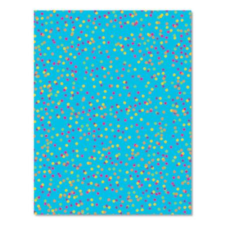 Astrodesigns Pre-Printed Paper, 28 lb, 8.5 x 11, Watercolor Dots, 100/Pack (91255)
