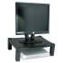 Kantek Single-Level Monitor Stand, 17" x 13.25" x 3" to 6.5", Black, Supports 50 lbs (MS400)