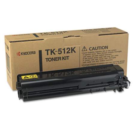 Kyocera TK512K Toner, 8,000 Page-Yield, Black