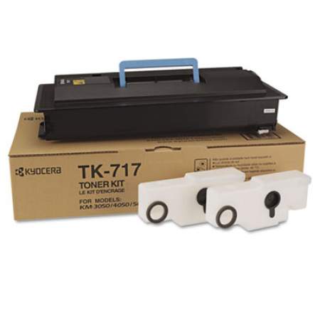 Kyocera TK717 Toner, 34,000 Page-Yield, Black