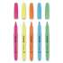 Universal Pocket Highlighters, Assorted Ink Colors, Chisel Tip, Assorted Barrel Colors, Dozen (08857)