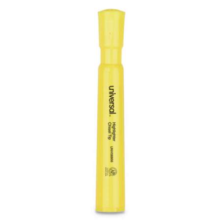 Universal Desk Highlighter Value Pack, Fluorescent Yellow Ink, Chisel Tip, Yellow Barrel, 36/Pack (08866)