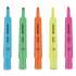 Universal Desk Highlighters, Assorted Ink Colors, Chisel Tip, Assorted Barrel Colors, Dozen (08867)