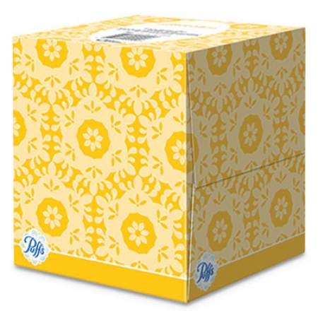 Puffs Facial Tissue, 2-Ply, White, 64 Sheets/Box, 24 Boxes/Carton (84405)